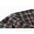 Autumn Pure Cotton Long Sleeved Plaid Shirt